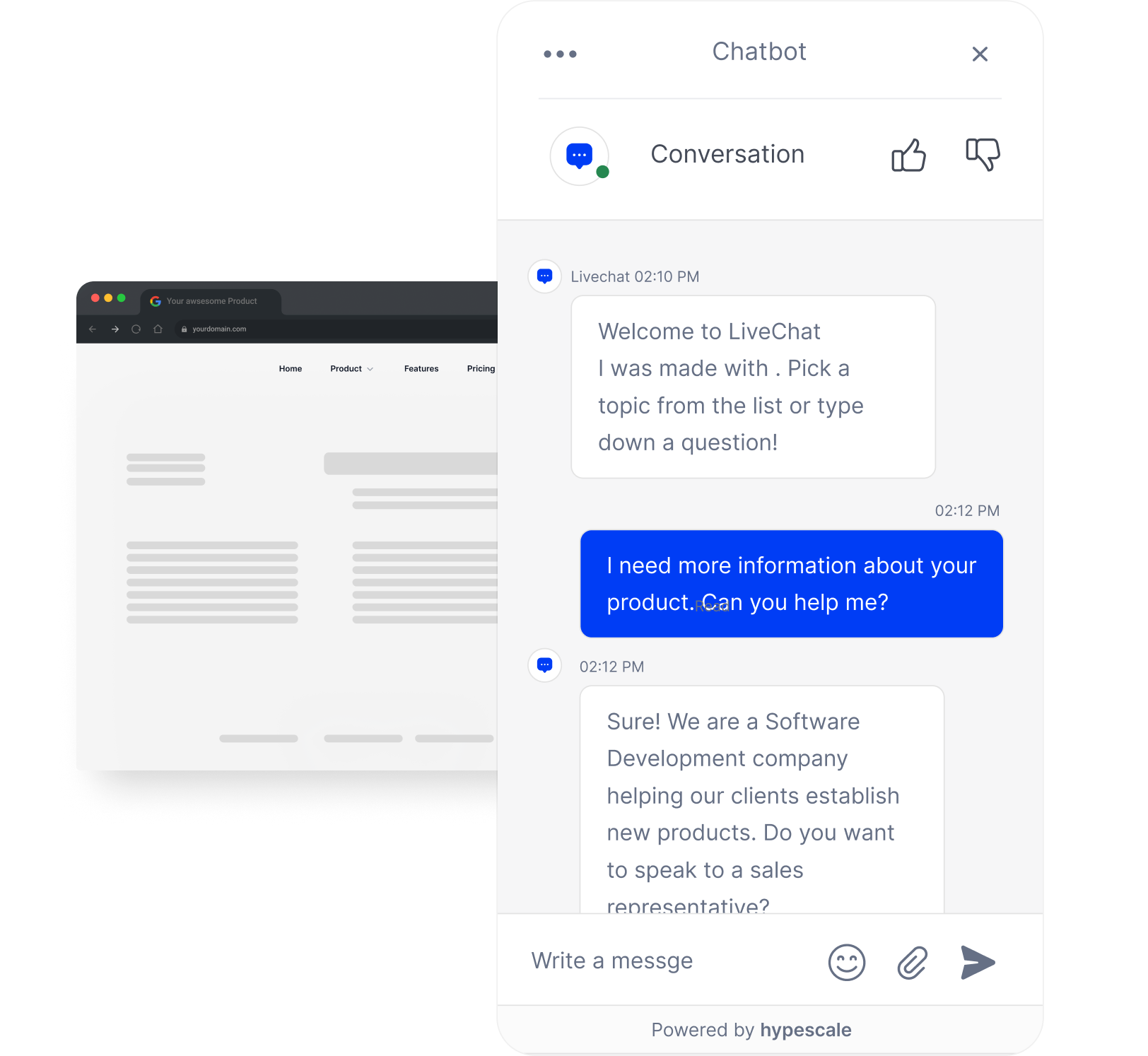 LeezyAI ChatBot Screenshot